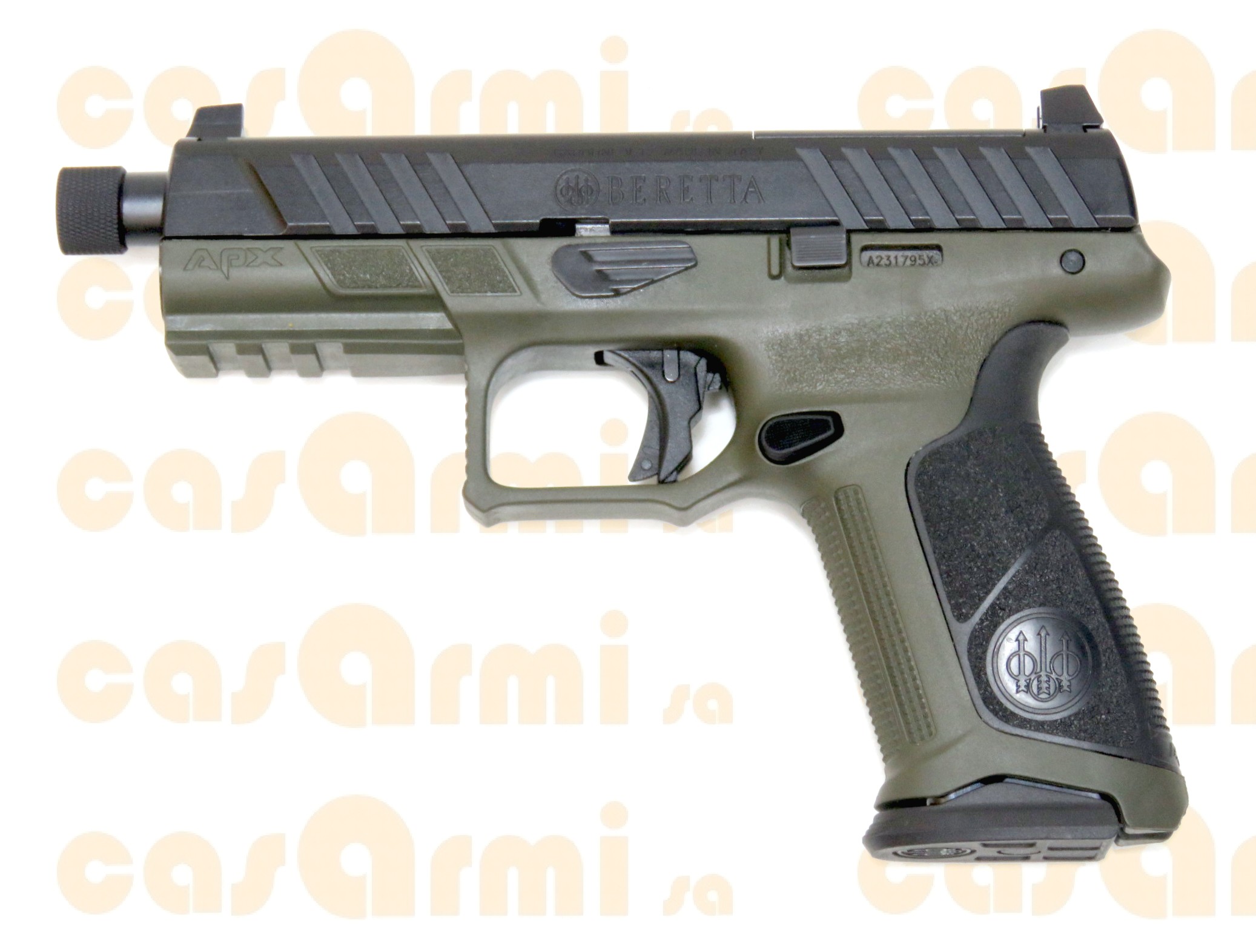 Beretta mod. APX A1 FS Tactical RDO, con scatola originale, secondo caricatore 9 Para